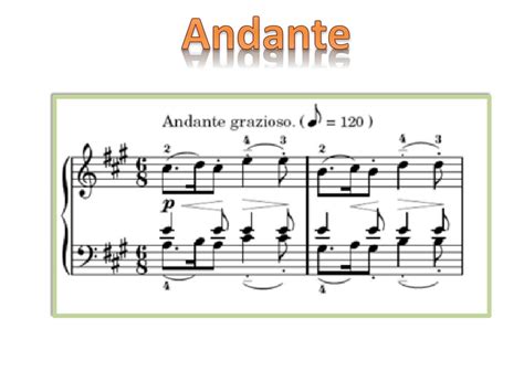 andante definition music: The Andante is a tempo marking in music that indicates a moderate speed, typically falling between the slowest and fastest movements of a piece. This term originates from Italian and translates to walking or walking pace, suggesting a rhythm that mimics human walking. Let's delve deeper into this musical concept.