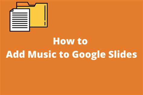 how to insert music in google slides and why music is an essential element of any presentation